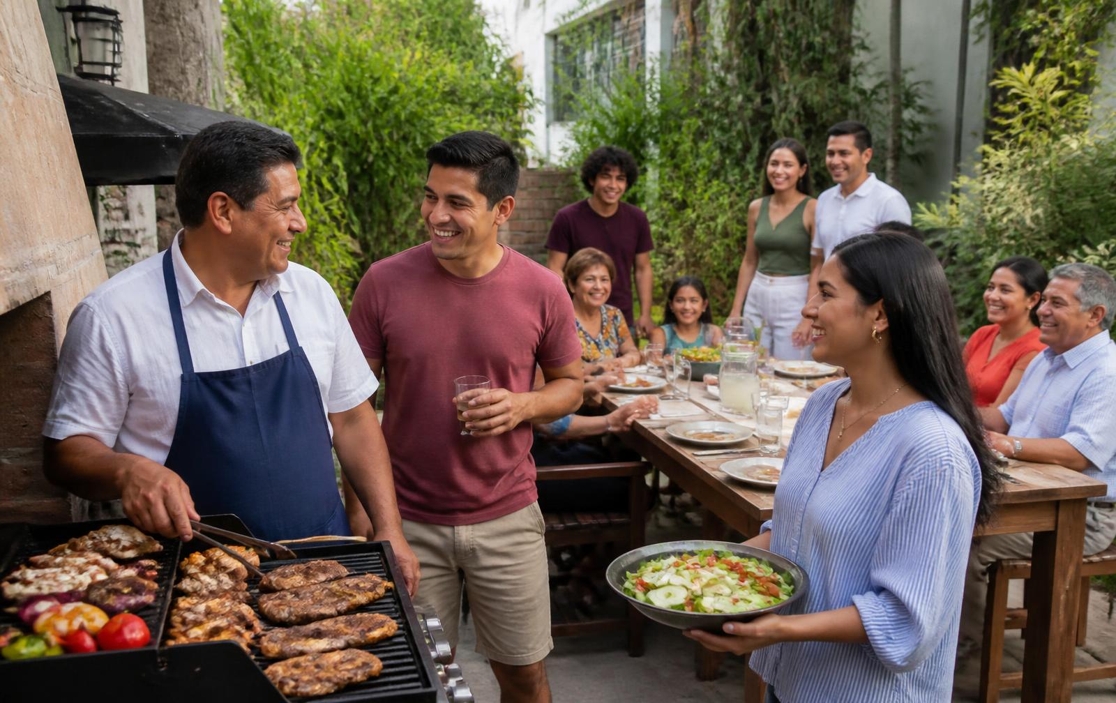 La parrilla siempre nos junta.